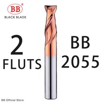 카바이드 엔드 밀 텅스텐 스틸 머신 밀링 커터 도구 2 4 플루트 금속 키 시트 페이스 6 8 12mm 샹크, 12x12x45x100, 2F-BB2055