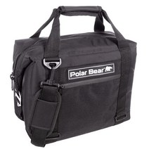 Polar Bear Coolers 12팩 오리지널 소프트 쿨러 레드, Black