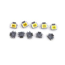 10 조각 YD-3414 4Pin SMT SMD 측면 촉각 촉감 푸시 버튼 스위치 마운트 정격 부하 DC 12V 0.5A 도매, 한개옵션0