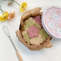 벚꽃 쿠키커터 / 체리블라썸 모양틀 / 귀여운 쿠키틀 / 캐릭터 베이킹 용품 / 자체제작, 3.벚꽃송이+스마일벚꽃
