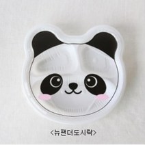 팬더모양 일회용도시락 피크닉준비물 5개 일회용용기, 상세페이지참조