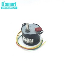 1 마력 모터 bringsmart 50ktyz ac 기어 220v cwccw 동기 저속 2 5rpm 영구 자석 환원 장치 6 0w 저소음, 24v 30rpm