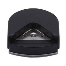 펀칭기 3공펀치 타공기 6공펀치 펀치니들 책철 제본코너 라운더 모따기 4mm 종이 펀치 카드 사진 커터 도구, 02 Black