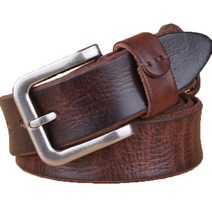 남성용 공방 외피 진짜 1000% 소가죽 벨트 (펀칭봉+설명서포함)