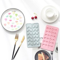 꾸미고 단풍 나뭇잎 24구 실리콘몰드 데코 양갱 미니단풍 초콜릿 베이킹 리프