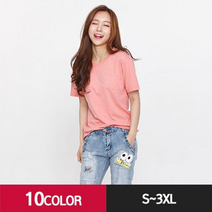 단체티 10컬러 30수티셔츠 라운드티셔츠 교회티 인쇄