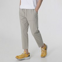 스타일 에스 스타일에스 NG 앞포켓 린넨 와이드 밴딩 팬츠