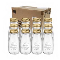 보르미올리 콰드로 밀페유리병, 200ml, 12개입