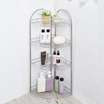 할메이드 스텐 욕실 코너선반 대, 4단 대