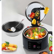 자동 회전 롤팬 만능 회전 볶음기계 회전 냄비 가정용 4L, 상세 페이지 참고
