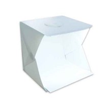 로아 포터블 미니 스튜디오 배경지 LED 포함 제품촬영 조명, 대