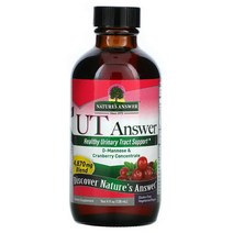 Natures Answer UT 디-만노스 앤 크랜베리 추출물 4870mg 리퀴드 120ml