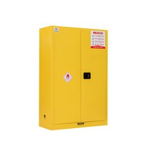 산업용 화학약품 방폭 캐비닛 독성 위험물 보관함, 22갤런 옐로우 외부자물쇠