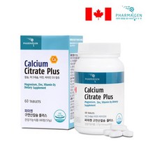 내추럴 구연산칼슘플러스60정, 1개, 60캡슐