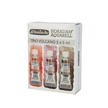 쉬민케 호라담 슈퍼 그래뉼레이션 수채화물감 Volcano 3색(5ml)세트