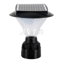 MIERU 태양광 88 LED 80 휀스등 데크 정원 담장 솔라 등, 화이트