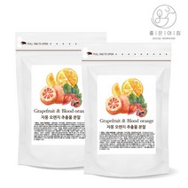 좋은아침 자몽오렌지 복합물 추출물 가루 과라나 분말, 2개, 200g