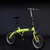 접이식 미니 자전거 휴대용 성인 출퇴근 초경량 폴딩 미니벨로, 20인치, 16인치 옐로우
