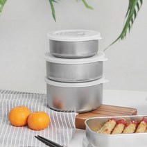 스텐 스테인레스 올스텐 반찬통 세트 스텐통 스테인리스 밀폐용기 스텐레스 사각 국통 밥통, 원형 550ml