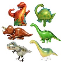 공룡 풍선 남자어린이 생일 파티 장식 포토존, 미니쉐입-트리케라톱스