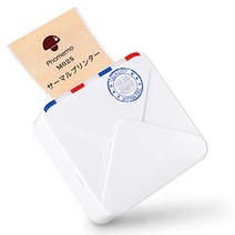 스마트폰 대응 미니 프린터 Phomemo M02S 서멀 프린터 300DPI 모바일 프린터 포토 프린터 Bluetooth 접속 iPhone Android 적용 사진메모수첩영수증라벨용 재택 근무 자택 학습 다국어 대응 APP 한국어 취급 설명서