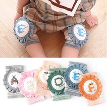 조이멀티 [mk] 알파벳 매쉬 미끄럼방지 유아 무릎보호대 204477, B_핑크