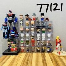 끼리 77121 국내생산 프리미엄 야구공 케이스/골프공/악세서리/피규어 수납케이스 1P/5P/10P, 투명큐브케이스 C타입-1개