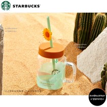 중국 스타벅스 MD 473ml 고슴도치 투명 머그컵 스벅컵 +컵뚜껑 빨대 SET, 단품, 단품