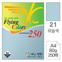 기타 바보사랑[삼원특수지]플라잉칼라 A4 21 하늘색 80g 복사용지 250매