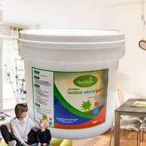 선샤인 천연페인트(4리터), 화이트+작업도구