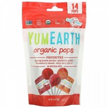 YUMEARTH 오가닉 팝스 다양한맛 14개 85g