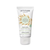 ATTITUDE 핸드 크림 EWG 인증 식물 및 미네랄 기반 성분 민감한 피부를 위한 비건 동물 실험을 거치지 않은 미용 제품 영양 공급 아보카도 오일 2.5 Fl Oz, 2.50 Ounce (Pack of 1)