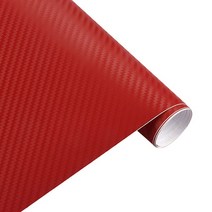 무광 차량용 흡착 래핑지 필름 카본 컬러 본넷 ppf 127cm x 3D 자동차 탄소 섬유 비닐 필름 랩 시트 롤 종, 04 빨간