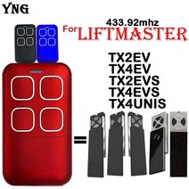 차단기 셔터 원격리모컨 최신 리프트 마스터 tx2ev tx4ev tx2evs tx4evs tx4unis 원격 제어 차고 도어 오프너 리프트, 10pcs 레드