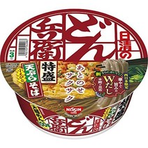 닛신 돈베에 튀김 메밀국수 12개 겨울 캠핑 여행 일본구매대행, 특대 540ml 12개개