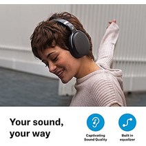 Sennheiser HD 450BT 무선 오버이어 헤드폰 활성 소음 제거 음성 제어 및 긴 배터리 수명 블랙-33470, HD 450BT 화이트
