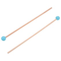 드럼 스틱 말렛 마림바 스틱 실로폰 해머 드럼 비브라폰 팀파니 타악기 키보드 비터 글로켄슈필 소프트 타, 01 Sky-blue
