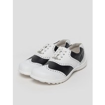 Beanpole Golf [헬베스코] 남성 화이트 클래식 스파이크 리스 골프화