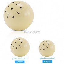 당구 훈련 공 8 & 9 스누커 게임 수지 큐 52mm/ 57mm 옵션, 03 52mm -2 PCS