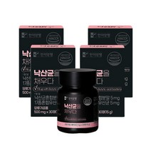 [한미양행 공식처] 한미양행 낙산균을채우다 낙산균 포스트바이오틱스 유산균 500mg30정, 30정, 4개