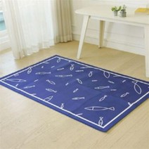 오너클랜 피쉬 반평러그 블루, 단품