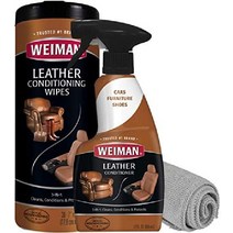 Weiman 가죽 레더 클리너 세정제 청소 보호제 실내 자동차시트 쇼파 가방 관리, 기본