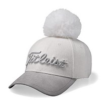 타이틀리스트(Titleist) 골프 모자 방울캡 HW1LPC-BK 블랙 프리 사이즈, 화이트