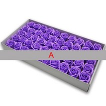 웨딩카 꾸미기 리본 프로포즈 자동차 장식 용품 50 개상자 인공 비누 장미 꽃 웨딩 diy 지주 꽃 머리 웨딩 파티 크리스마스 발렌타인, A