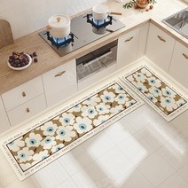 대형 꽃밭 러그 플라워 가든 주방 카페트 레트로 거실 꽃 모양 화려한 감성 카펫