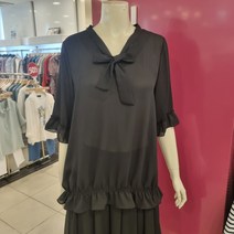 샤트렌 [백화점 인기상품] 데일리 코디하기 좋은 리본넥 & 프릴 포인트 블라우스 HCBMTS101