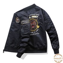 자수 항공 야상 점퍼 MA1 마원 바이커 파일럿 보머 빅사이즈 스카쟌 밀리터리 잠바