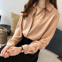 여성 베이직 블라우스 깔끔한 이쁜 데일리 회사원