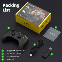 레트로 오락실 콘솔 게임기EasySMX ESM-9124 블루투스 게임 패드 제어 닌텐도 스위치/PC 스팀/IOS MFi 게임, 한개옵션1, 04 P03