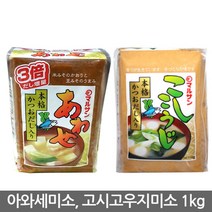 일본 마루산 아와세미소된장 1kg, 1개